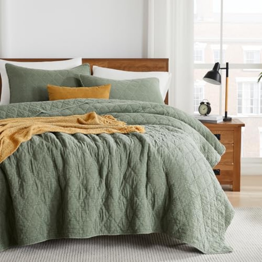 Size Quilt Set Muslin Cotton S - Muslin Cotton Bedspread 评论和价格