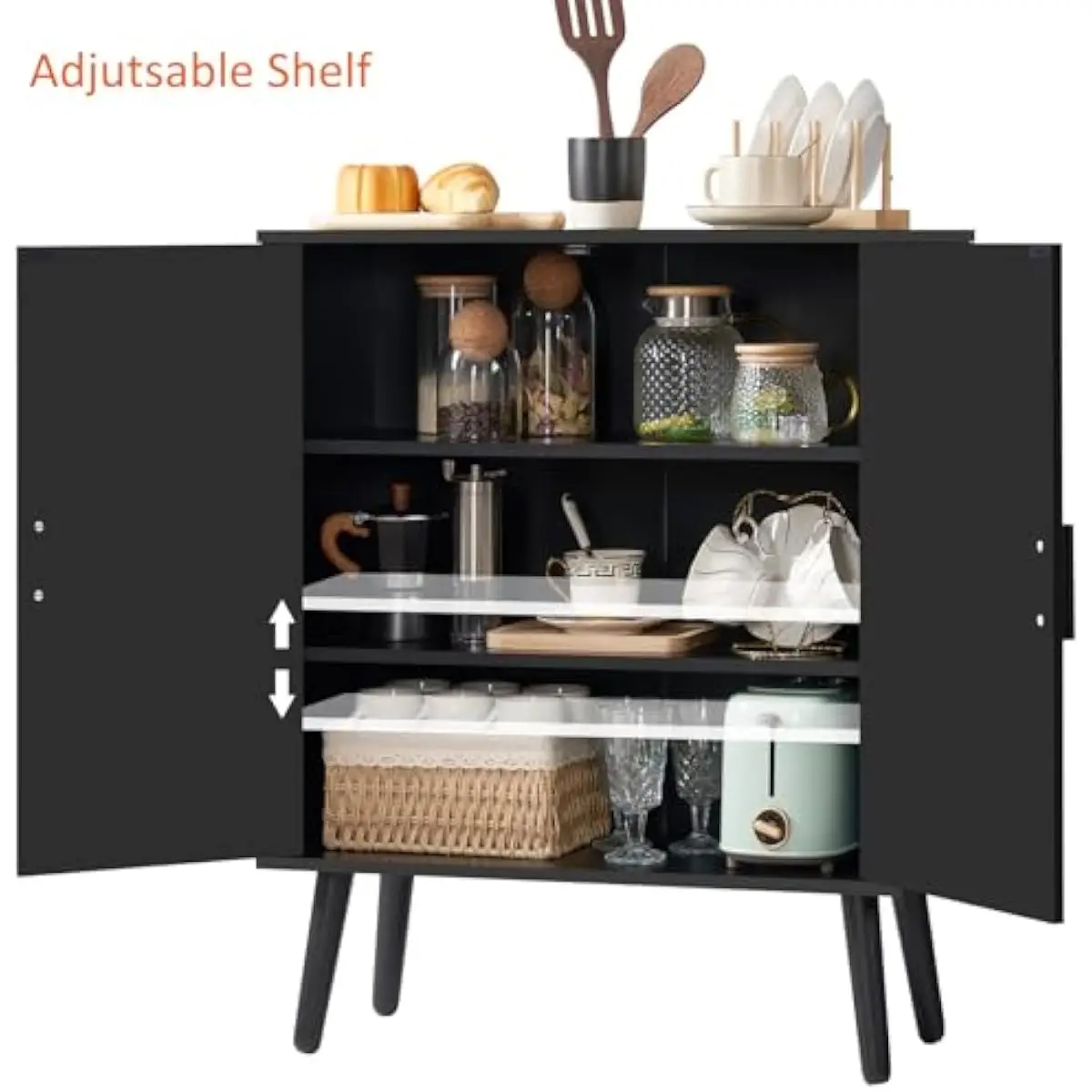 Storage Unit with Two Adjustab - Storage & Organization 评论和价格