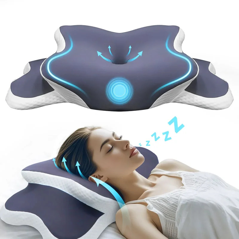 Memory Foam Pillow Cervical Pi - Memory Foam Orthopedic Pillow Neck Pain 评论和价格