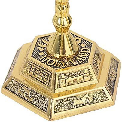 7 Branch Menorah Jewish Home D - Home Decor 评论和价格