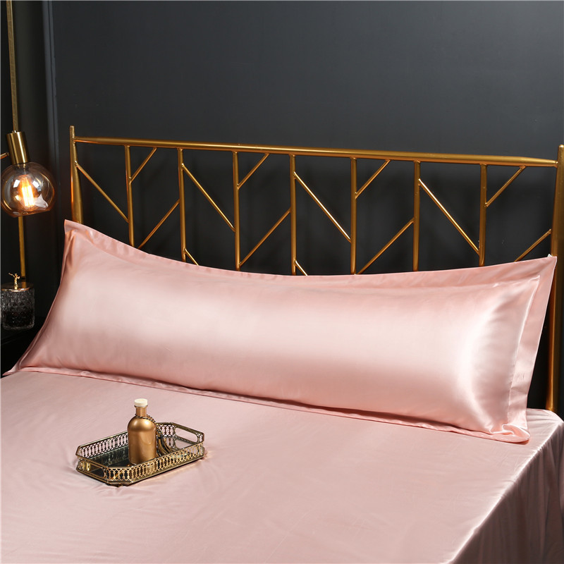 48x150cm Faux Silk Satin Pillo - Satin Silk Pillowcase Hair Skin 评论和价格