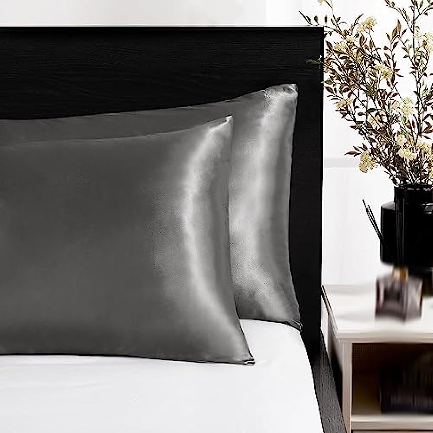 2pcs Satin Silk Pillowcase for - Satin Silk Pillowcase Hair Skin 评论和价格