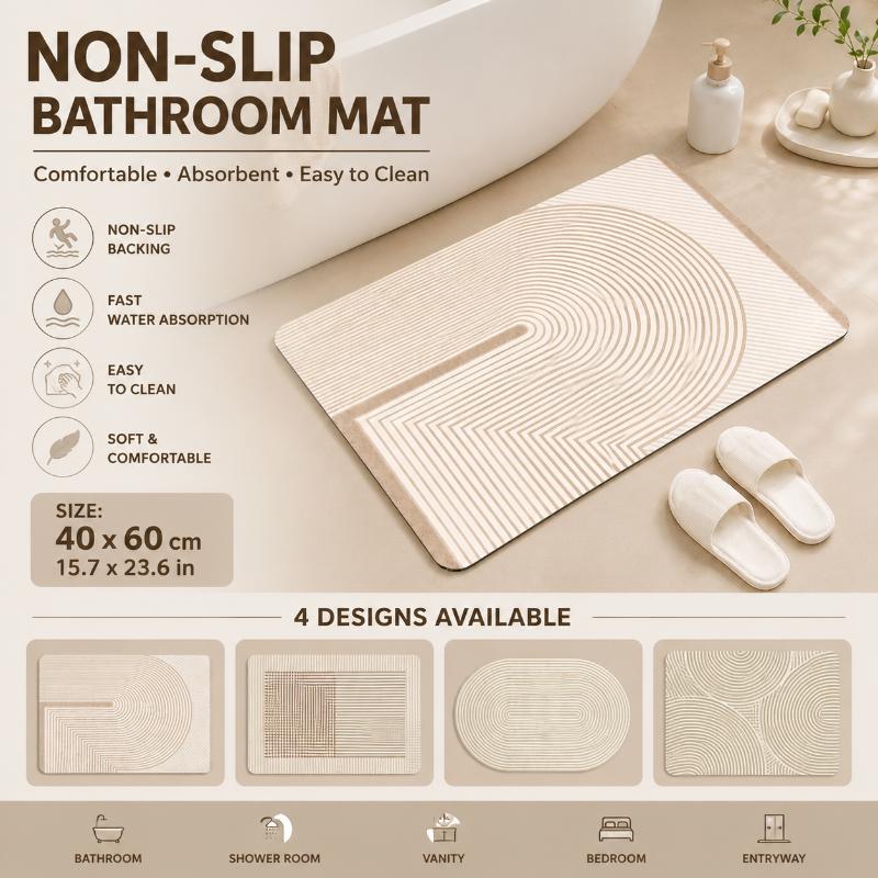 Diatomite Bath Mat Quick Dry A - Quick Dry Diatomite Bath Mat 评论和价格