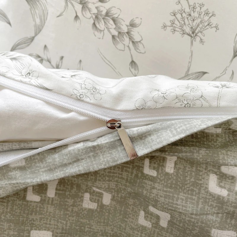 3pcs 100% Cotton Duvet Cover S - Aesthetic Floral Duvet Cover 评论和价格