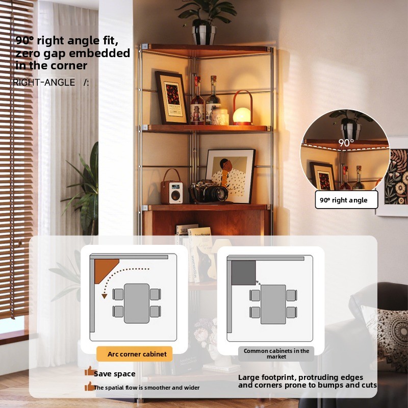 Corner Medieval Shelf, Triangl - Storage & Organization 评论和价格