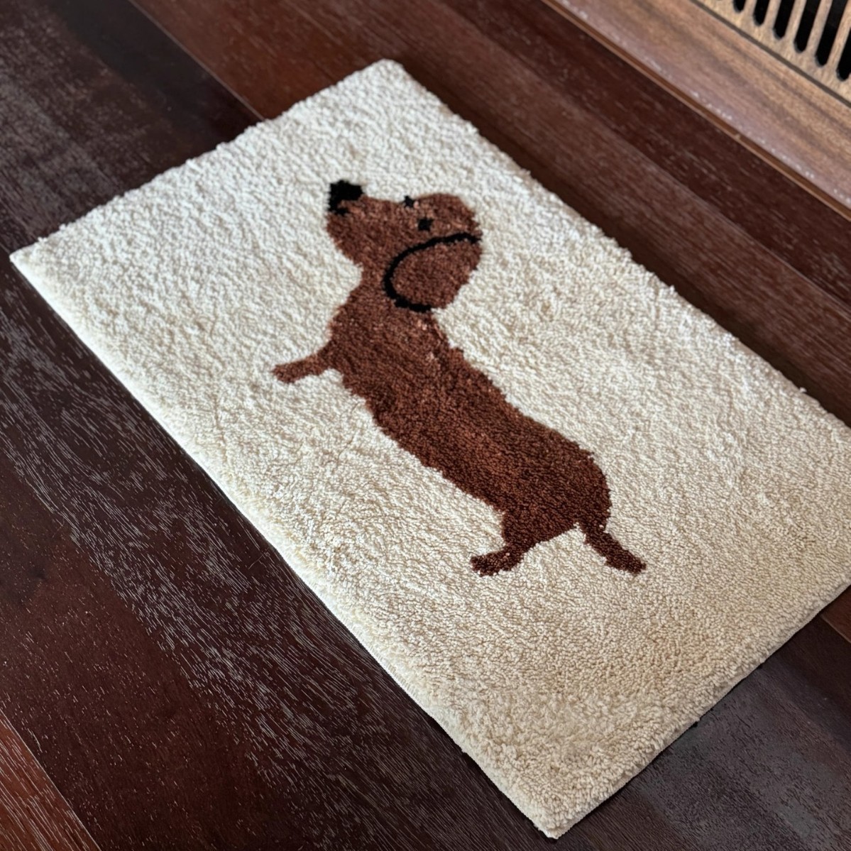 VIKAMA Dachshund Print Bath Ma - Quick Dry Diatomite Bath Mat 评论和价格