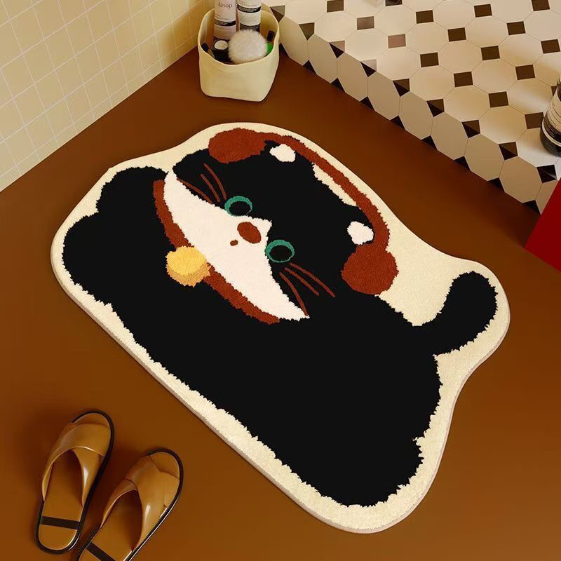 VIKAMA Dachshund Print Bath Ma - Quick Dry Diatomite Bath Mat 评论和价格