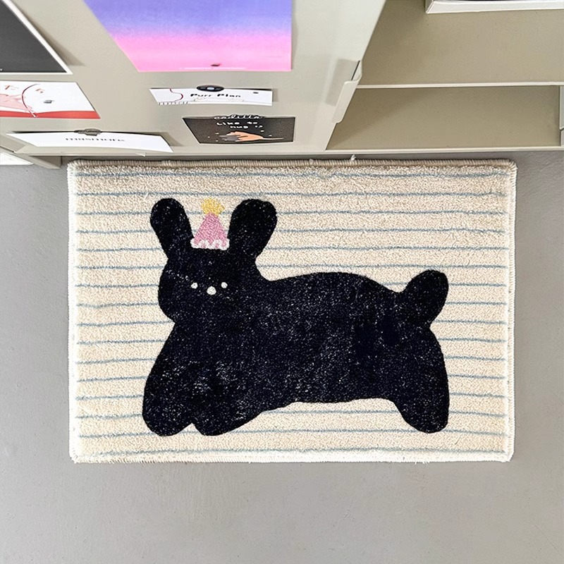 VIKAMA Dachshund Print Bath Ma - Quick Dry Diatomite Bath Mat 评论和价格
