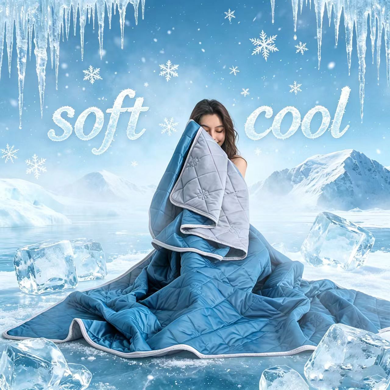 ROSEKIND 1pc Soft Cooling Blan - Cooling Blanket Hot Sleepers 评论和价格