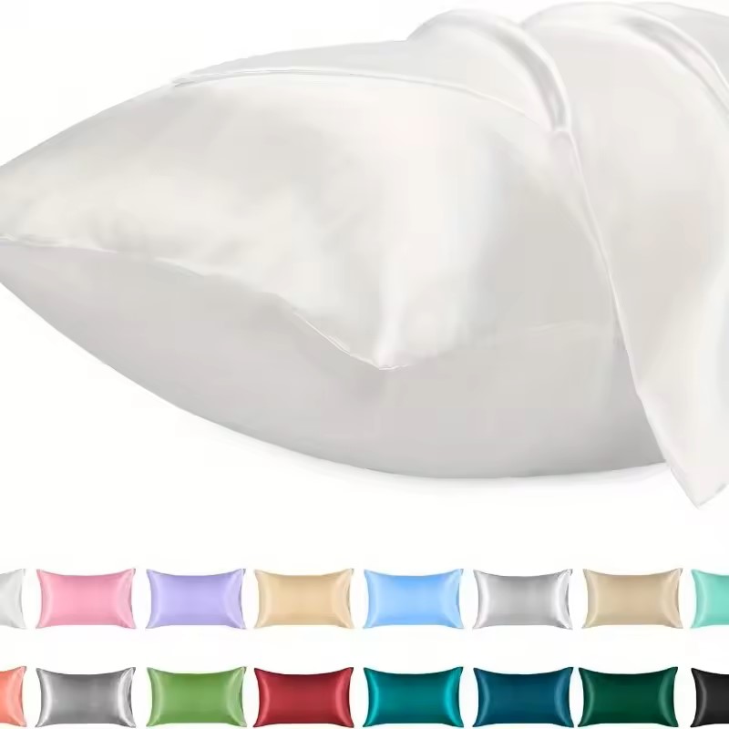 1PC Satin Pillowcase for Hair  - Satin Silk Pillowcase Hair Skin 评论和价格