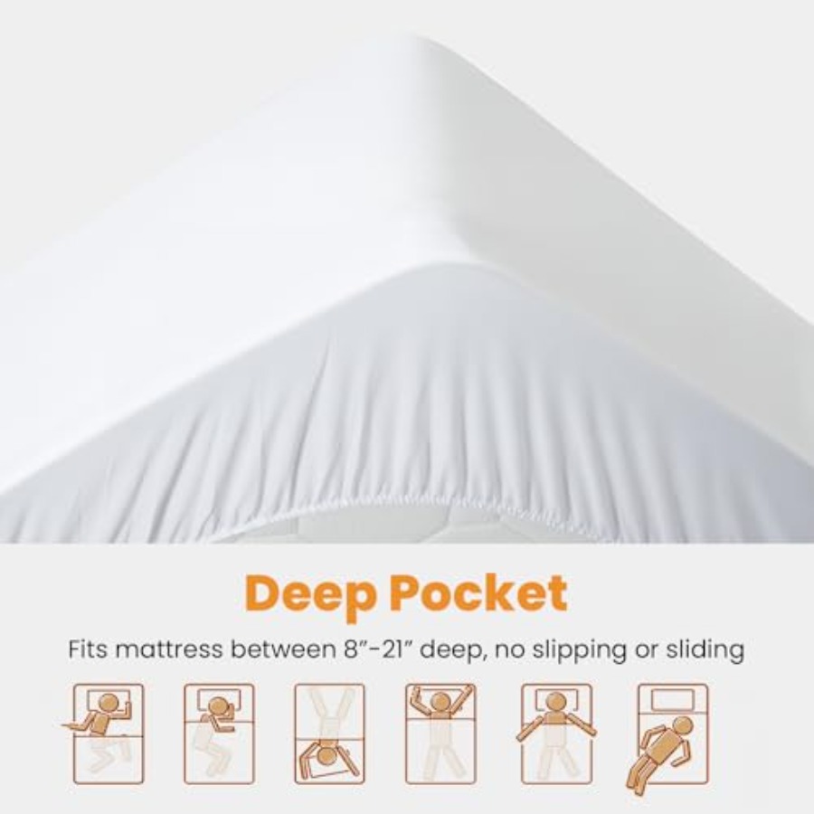 Size Mattress Pad - Cooling Br - Waterproof Mattress Protector Breathable 评论和价格
