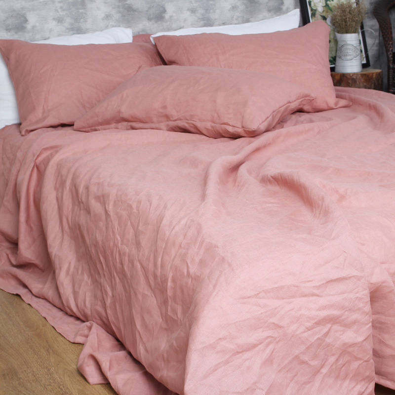 Pure Organic Flax Linen Beddin - Duvet Cover Sets With Zipper 评论和价格