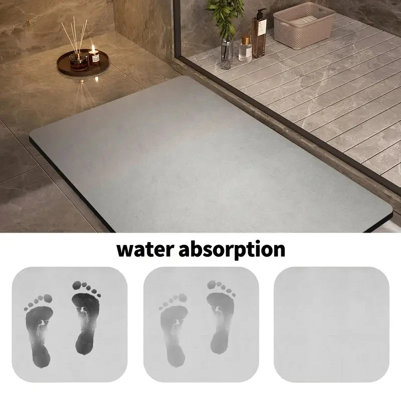 VIKAMA Diatomite Bath Mat Supe - Quick Dry Diatomite Bath Mat 评论和价格