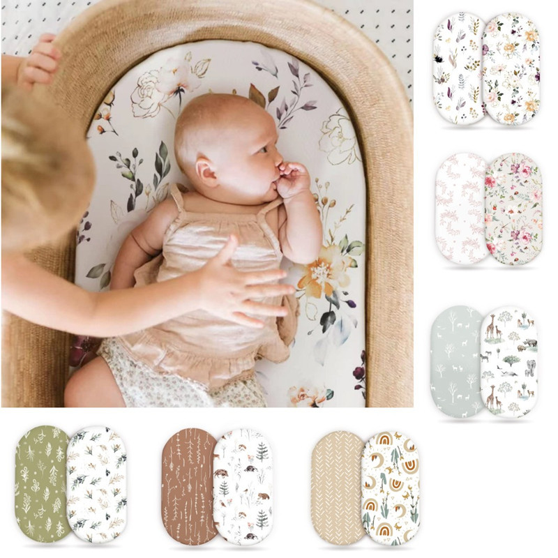 2PCS Baby Bassinet Sheet Musli - Muslin Cotton Bedspread 评论和价格