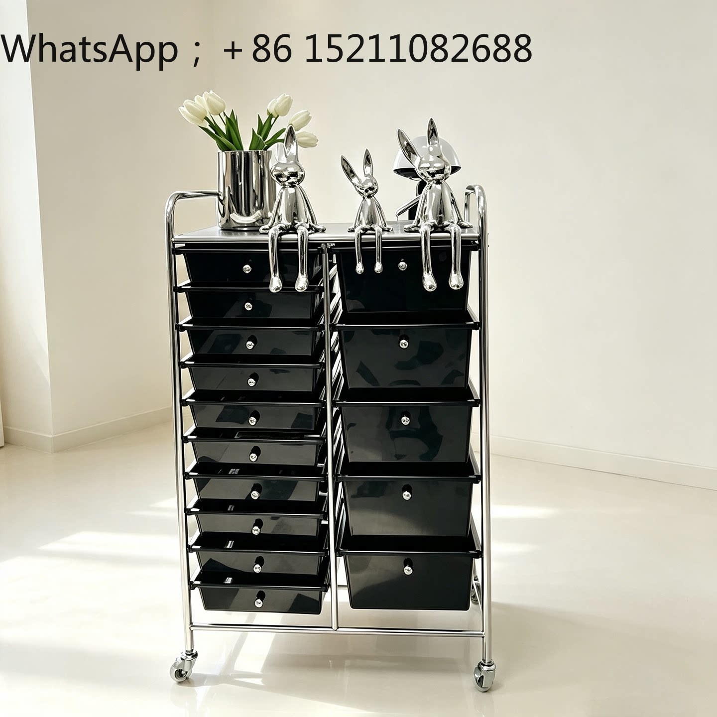 SCY mobile chest drawer cosmet - Storage & Organization 评论和价格