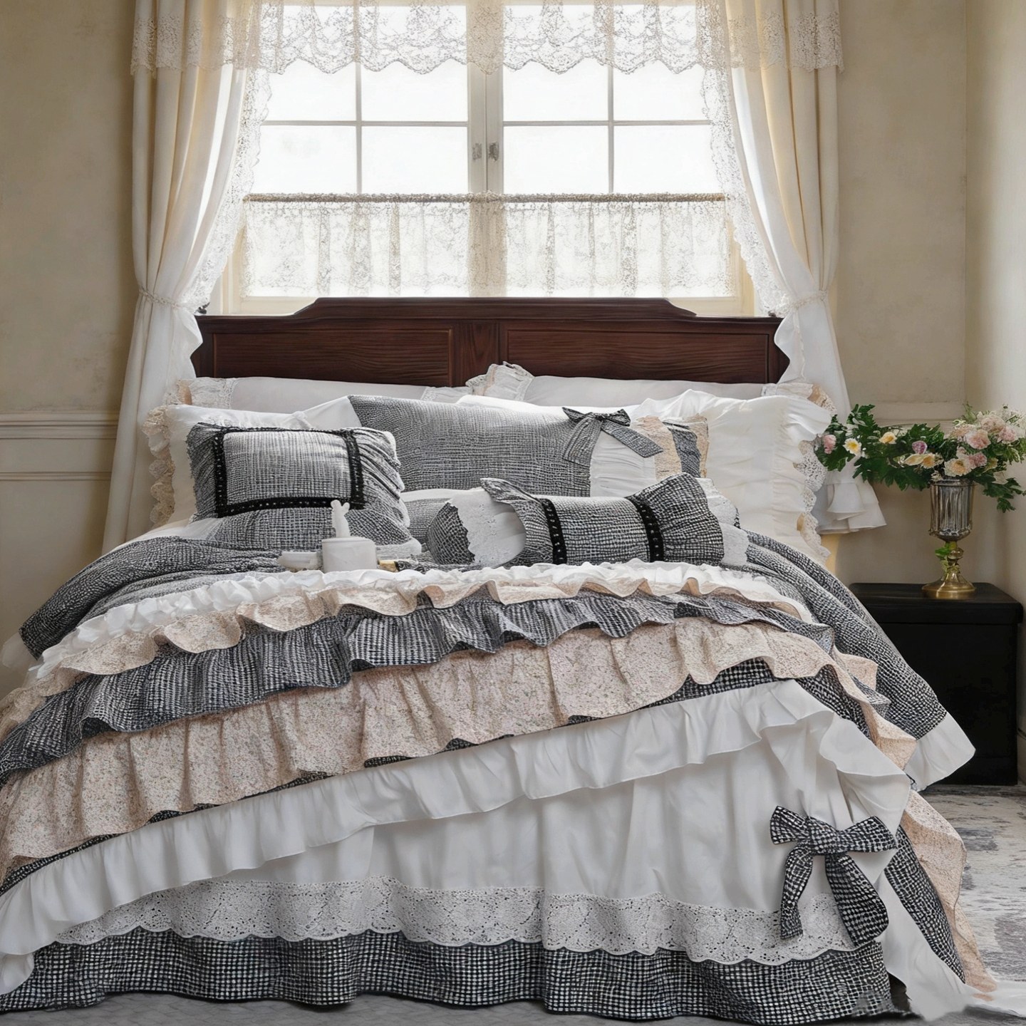 Country Cottagecore Bedding Se - Aesthetic Floral Duvet Cover 评论和价格