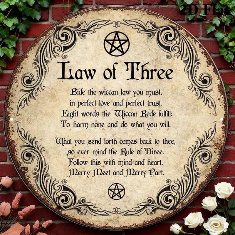 CIFBUY Vintage Wicca Triple Go - Home Decor 评论和价格