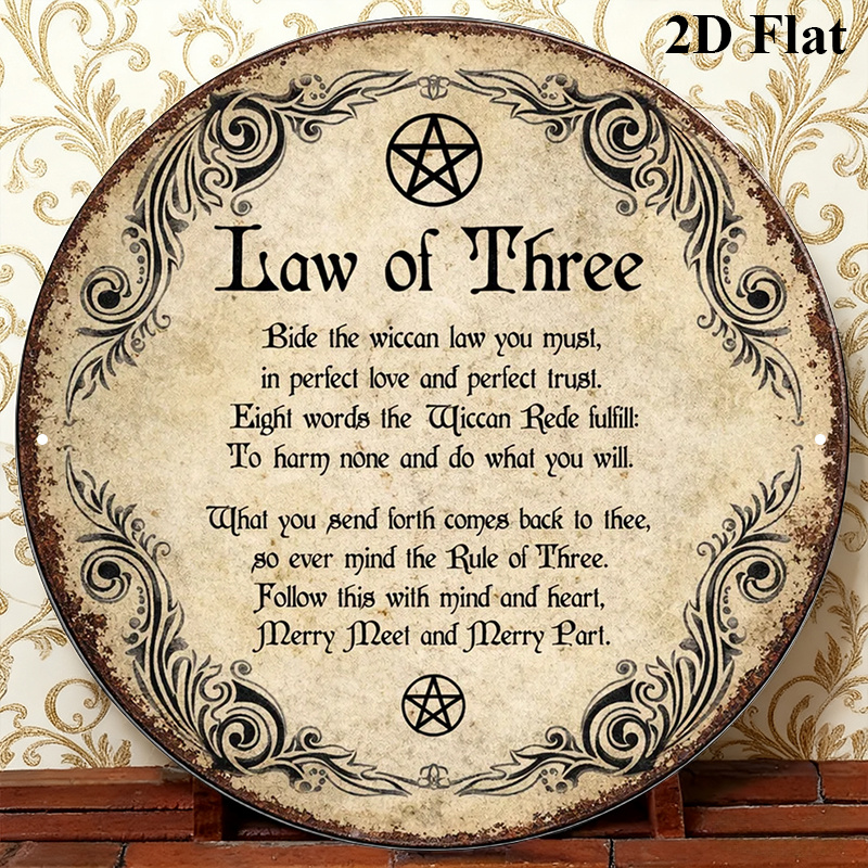 CIFBUY Vintage Wicca Triple Go - Home Decor 评论和价格