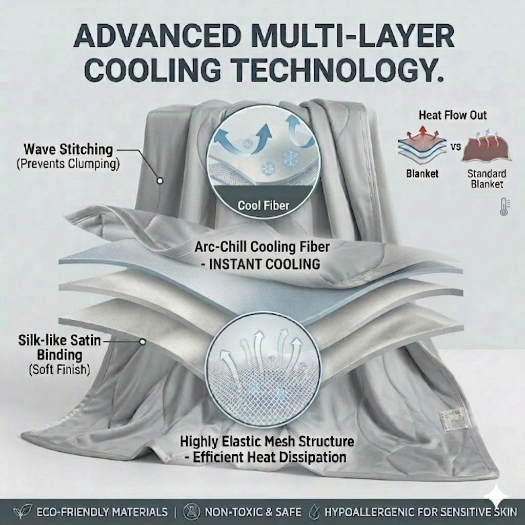 Lightweight Breathable Cooling - Cooling Blanket Hot Sleepers 评论和价格